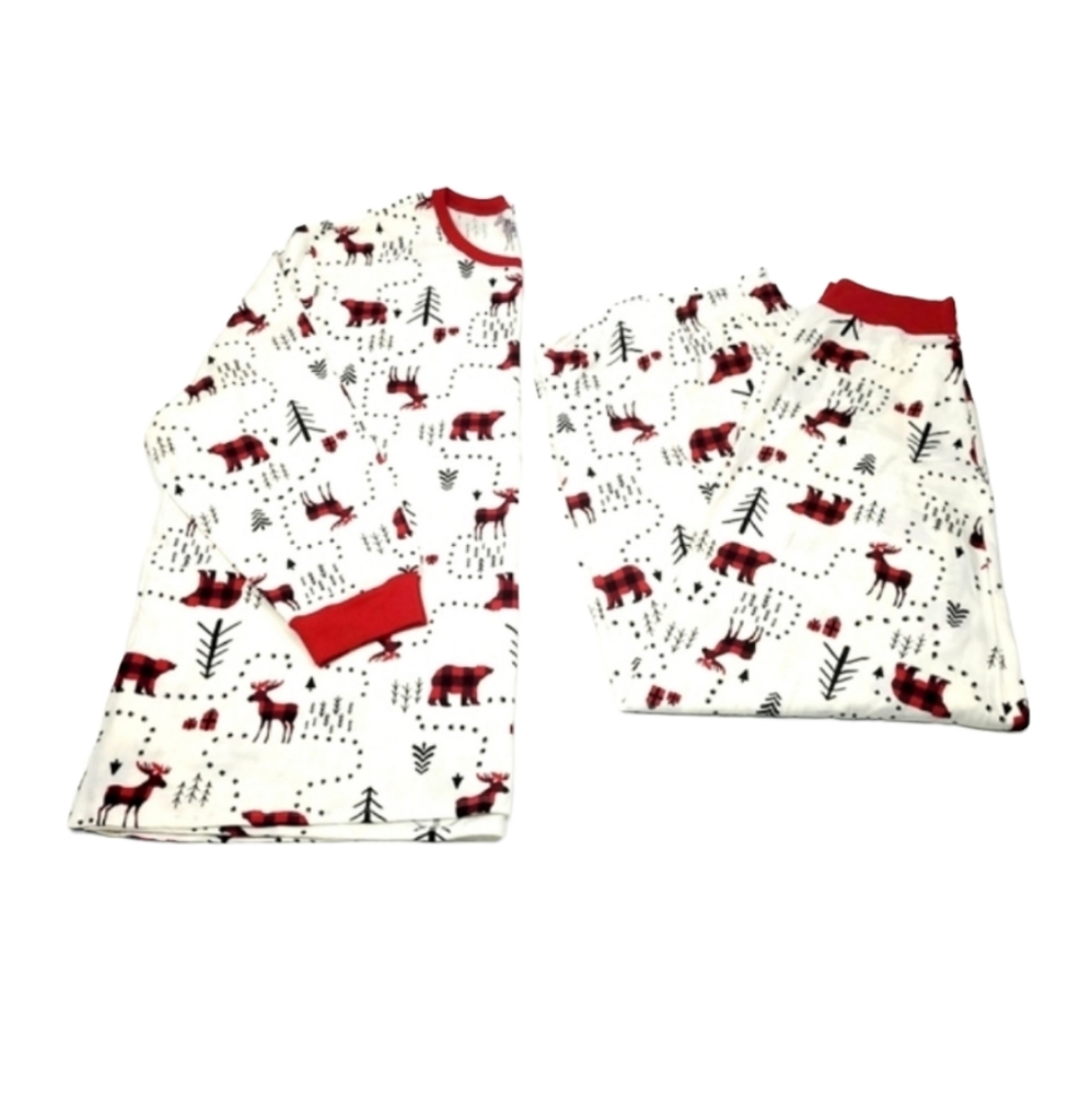 * Place * 100% Cotton Adult Holiday / Christmas Pajamas XXXL Unisex New with Tag